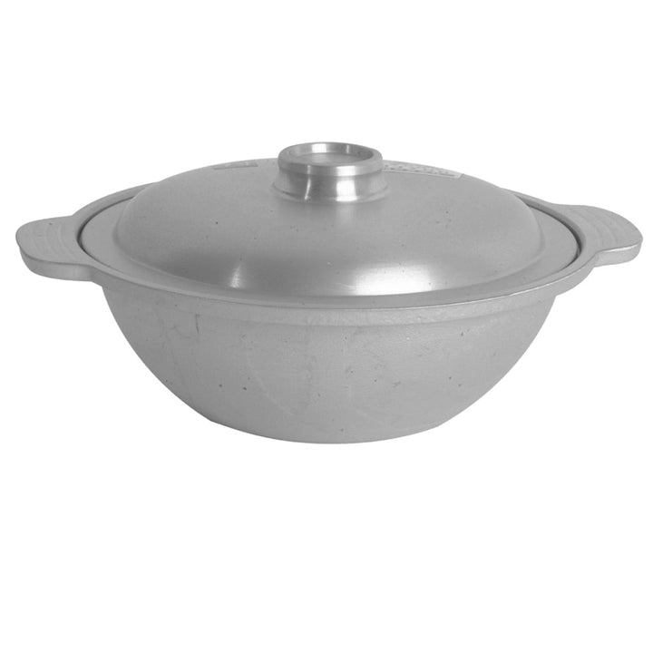 Thunder Group CETW002 Aluminum 7" x 2-3/4" Sam Bai Wok with Lid