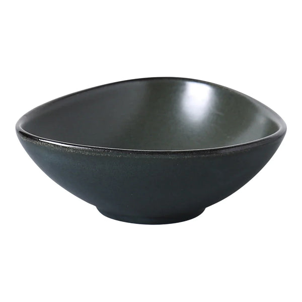 Yanco CH-404 Champs 4.75" Round Sauce Bowl in Green Porcelain with Matte Glaze, 6oz - Pack of 36