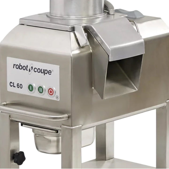 Robot Coupe CL60E2 Single-Speed Stainless Steel Food Processor with Side Discharge, 208 - 220 V, 3 hp 4