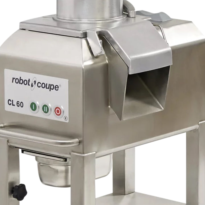 Robot Coupe CL60 2-Speed Food Processor with Full Moon Pusher Feed without Discs, 240 V, 3 hp 5