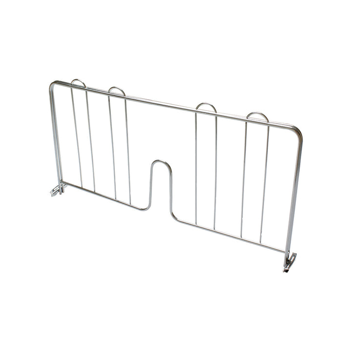 Thunder Group CMDC018 Chrome Plated 18" x 2-1/8" Pressure-Fit Shelf Divider