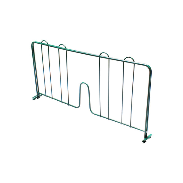 Thunder Group CMDE014 Green Epoxy Coated 14" x 2-1/8" Pressure-Fit Shelf Divider