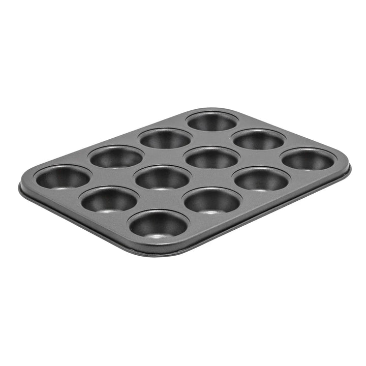 Winco CMF-12M 12 Cup Mini Muffin Pan, 3/4oz, Non-stick, Carbon Steel