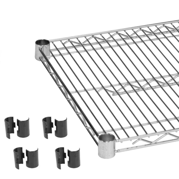 Thunder Group CMSV1424 Chrome Plated Wire 14" x 24" Shelf