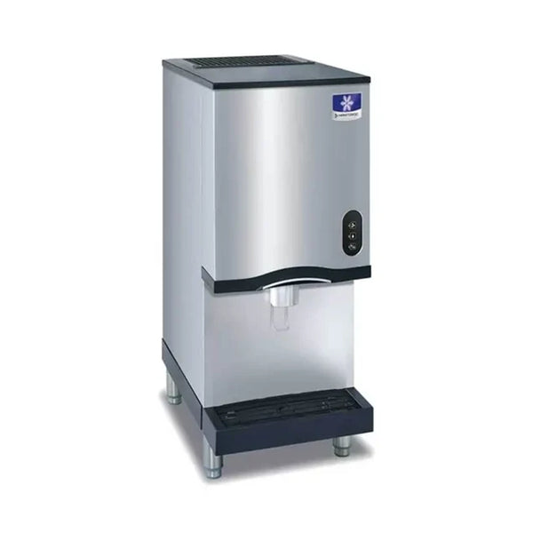 Manitowoc CNF0201A-L NEO 16-1/4" Air Cooled Countertop Nugget Ice Machine and Dispenser 10 lb. Bin Capacity with Lever Dispensing, 115V