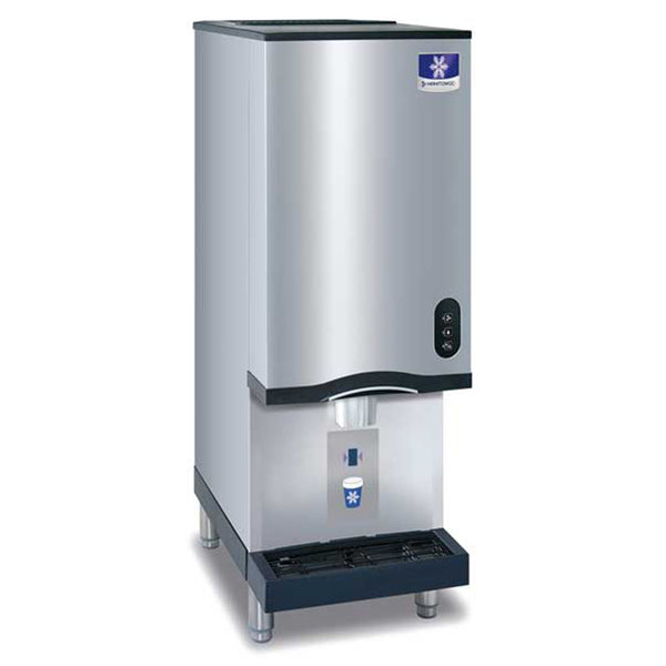 Manitowoc CNF0201A-251L Air Cooled Countertop Nugget Ice Machine and Dispenser, 10 lb. Bin with Lever Dispensing, 115V