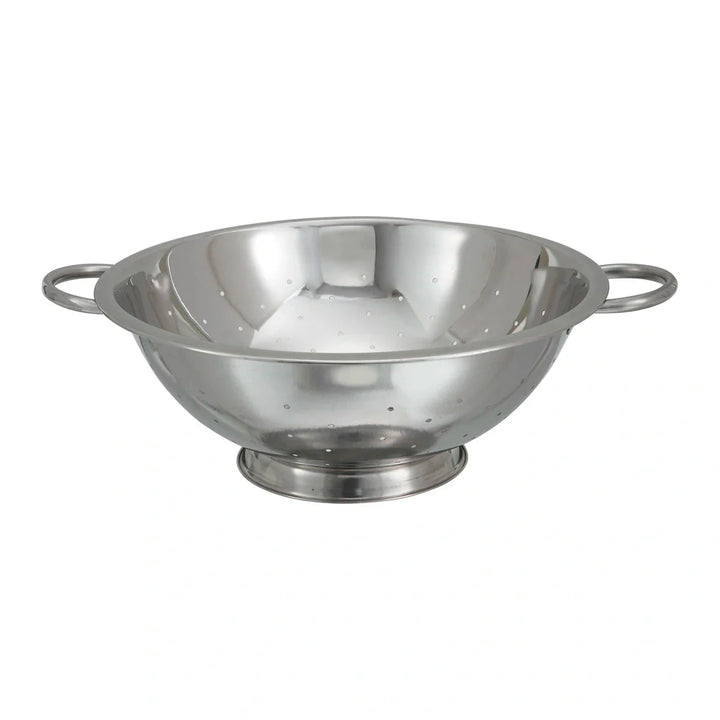 Winco COD-8 8qt Colander, 14" Dia Bowl, Stainless Steel