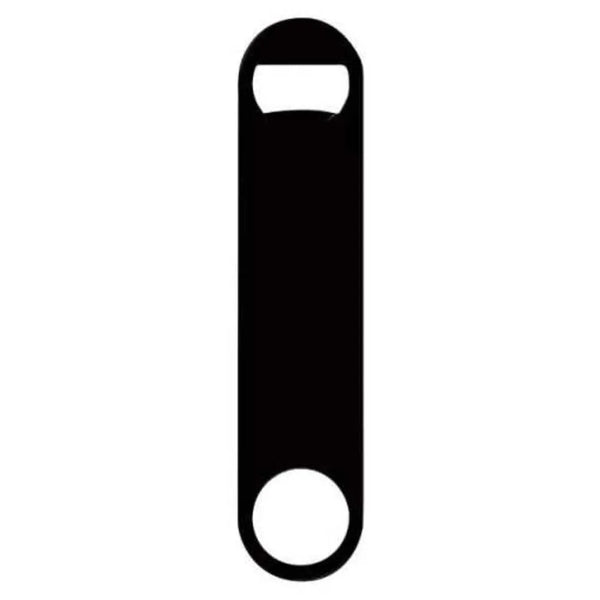 Bar Maid CR-1277BLK Paddle Style Bottle Opener — Black Powder Coat