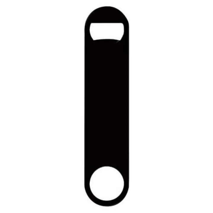 Bar Maid CR-1277BLK Paddle Style Bottle Opener — Black Powder Coat