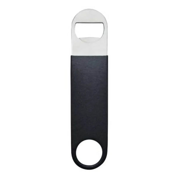 Bar Maid CR-1277BR Paddle Style Bottle Opener — Black Rubberized