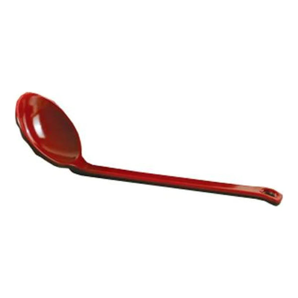 Yanco CR-7003 Two-Tone 8.25" Noodle Spoon in Black-Red Melamine - Pack of 72