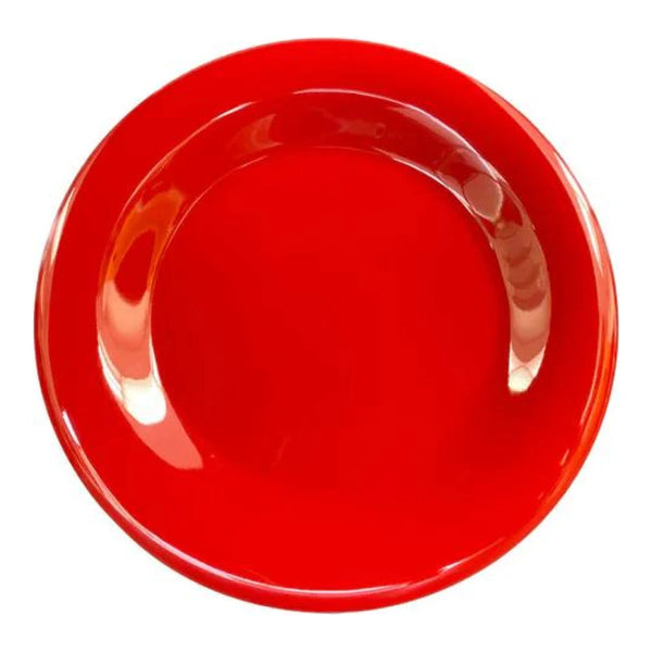 Thunder Group CR006PR 6-1/2" Melamine Wide Rim Plate Pack of 12