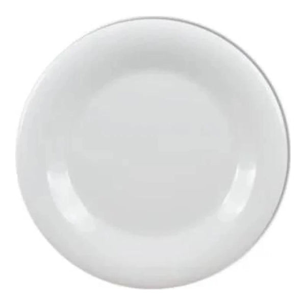 Thunder Group CR007W 7-5/8" Melamine Wide Rim Plate Pack of 12