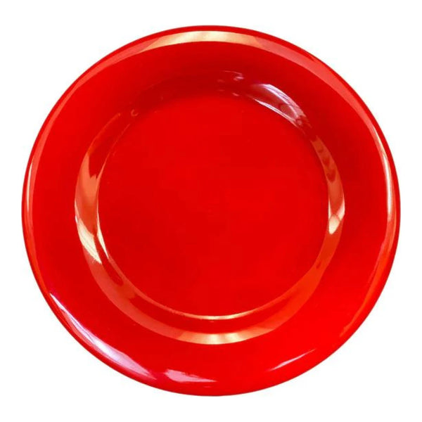 Thunder Group CR010PR 10-1/2" Melamine Wide Rim Plate Pack of 12