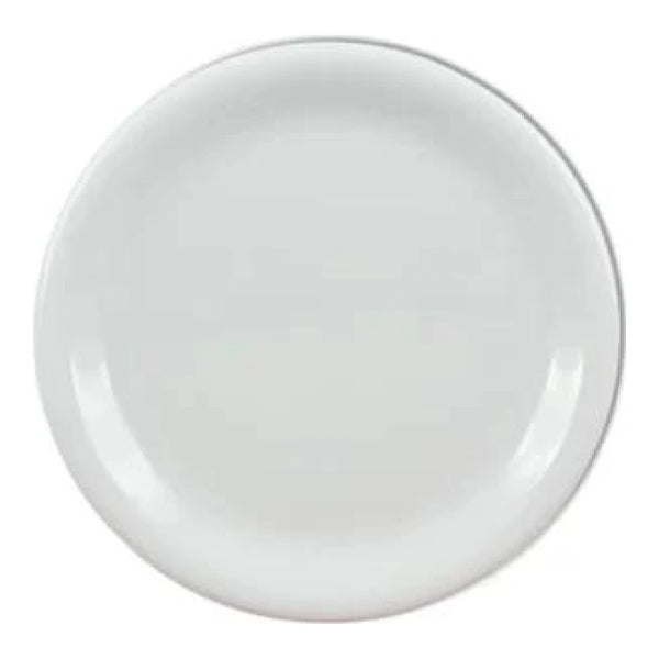 Thunder Group CR106W 6-1/2" Melamine Narrow Rim Plate Pack of 12