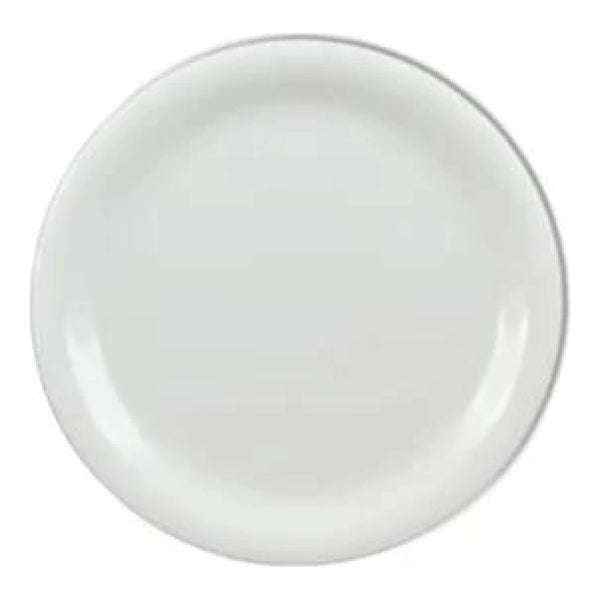 Thunder Group CR107W 7-1/4" Melamine Narrow Rim Plate Pack of 12