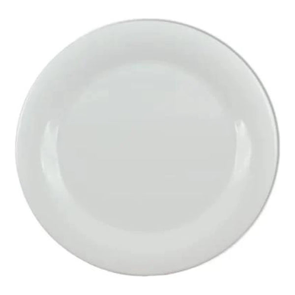 Thunder Group CR110W 10-1/2" Melamine Narrow Rim Plate Pack of 12