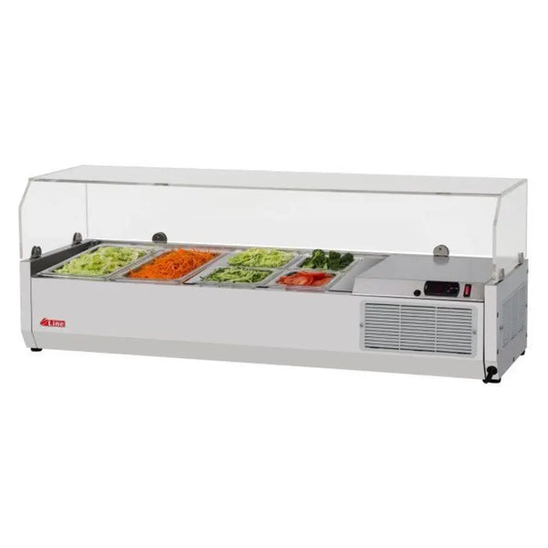 Turbo Air CTST-1200G-13-N 47-1/4" Refrigerated Counter Top Salad Table, 4 Pan Capacity, 115/60/1