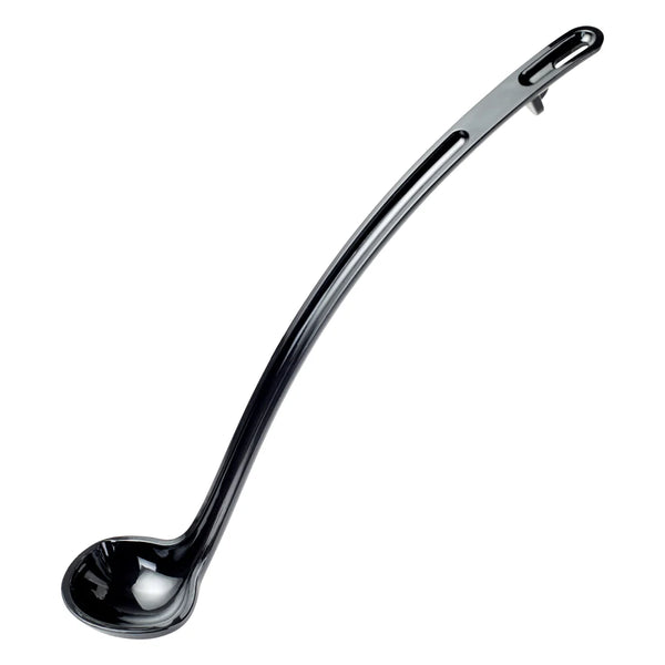 Winco CVLD-13K 13" Ladle, 1oz, Black, PC, Curve