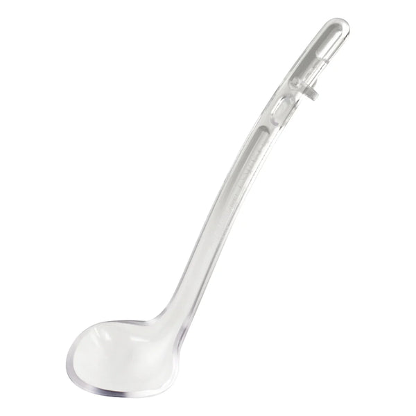 Winco CVLD-8C 8-1/2" Ladle, 3/4oz, Clear, PC, Curve