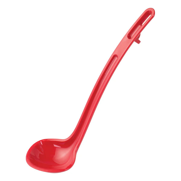 Winco CVLD-8R 8-1/2" Ladle, 3/4oz, Red, PC, Curve