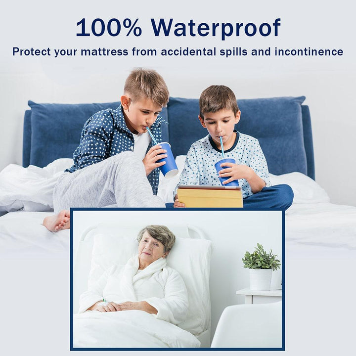 Clean Rest Waterproof Mattress Encasement 39 x 75 x 7 - Twin 7