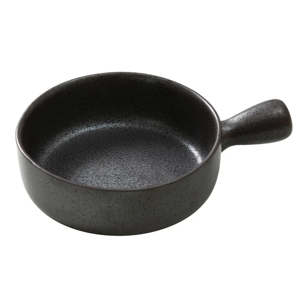 Yanco DB-4106 Diamond Black 5.88" Skillet in Black Porcelain with Matte Glaze - Pack of 24