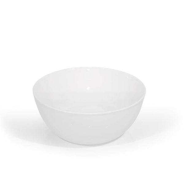 Furtino England Delta 20cm/7.5" White Porcelain Bowl, Pack of 6