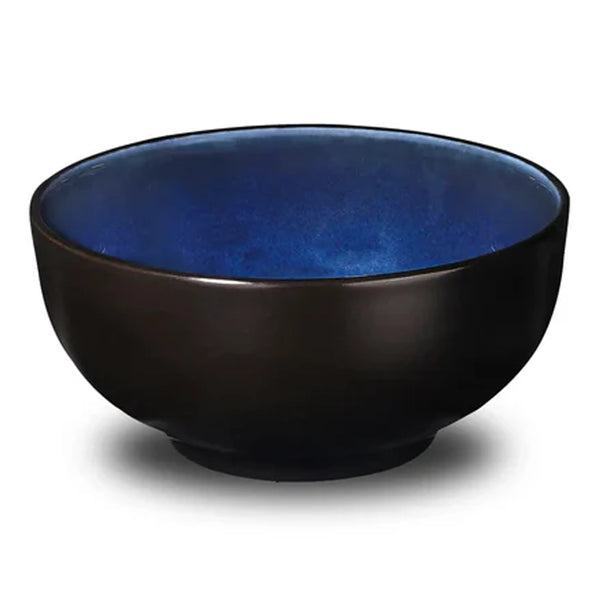 Don Bellini Mirage 5.7"/14.5cm Black Round Porcelain Bowl, Pack of 6 Pcs