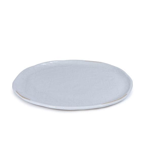 Don Bellini Craftstone 10.4"/26.5cm White Round Porcelain Plate, Pack of 6 Pcs