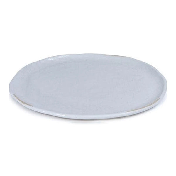 Don Bellini Craftstone 10.25"/26cm White Round Porcelain Plate, Pack of 6 Pcs