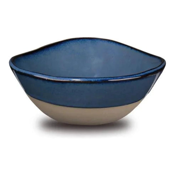 Don Bellini Craftstone 4.5"/11.5cm Blue Round Porcelain Bowl, Pack of 6 Pcs