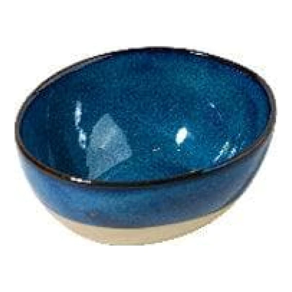 Don Bellini Craftstone 7.2"/18cm Blue Round Porcelain Bowl, Pack of 6 Pcs