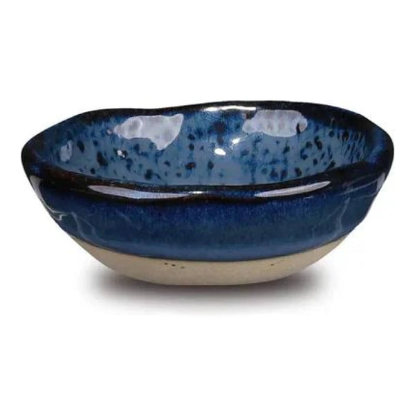 Don Bellini Craftstone 3"/8cm Blue Round Porcelain Sauce Dish, Pack of 6 Pcs