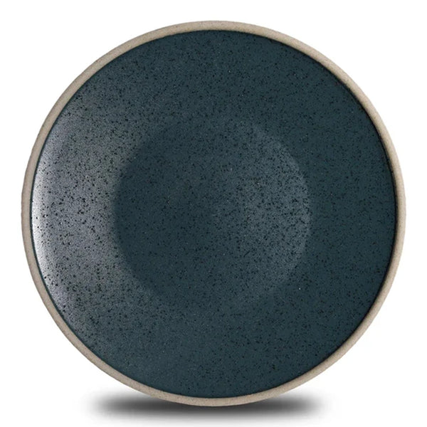 Don Bellini Night & Day 6"/16cm Midnight Blue Round Porcelain Plate, Pack of 6 Pcs