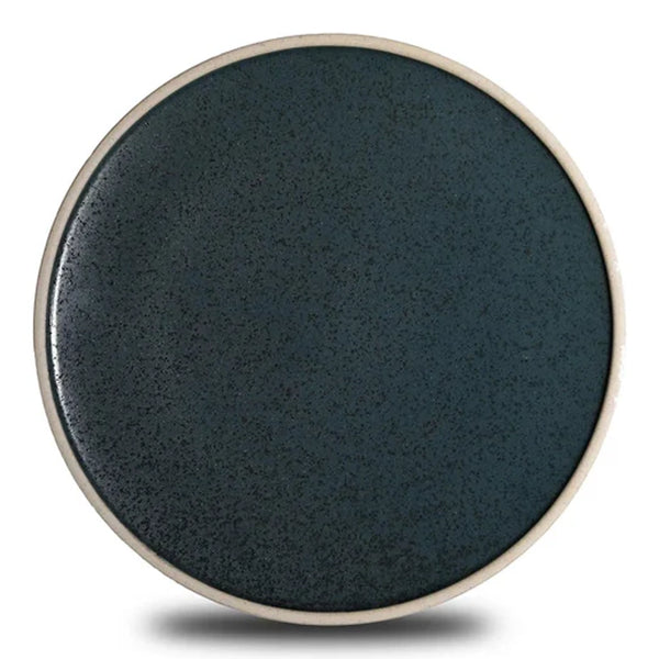 Don Bellini Night & Day 7"/18cm Midnight Blue Round Porcelain Deep Plate, Pack of 6 Pcs