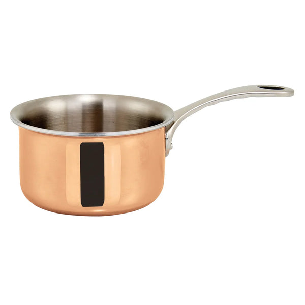 Winco DCSP-3C Mini 3.5" sauce pan, copper plated, 11oz