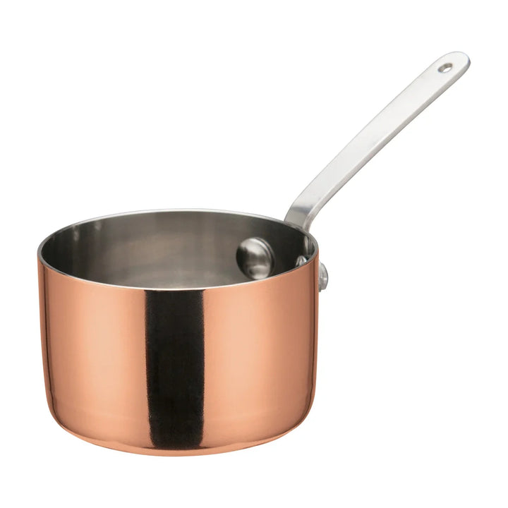 Winco DCWA-202C Mini Sauce Pan, 2-3/4"Dia x 1-3/4"H, Copper Plated