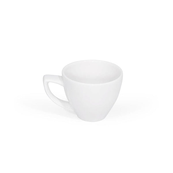Furtino England Delta 3.5oz/10cl White Porcelain Espresso Cup, Pack of 6