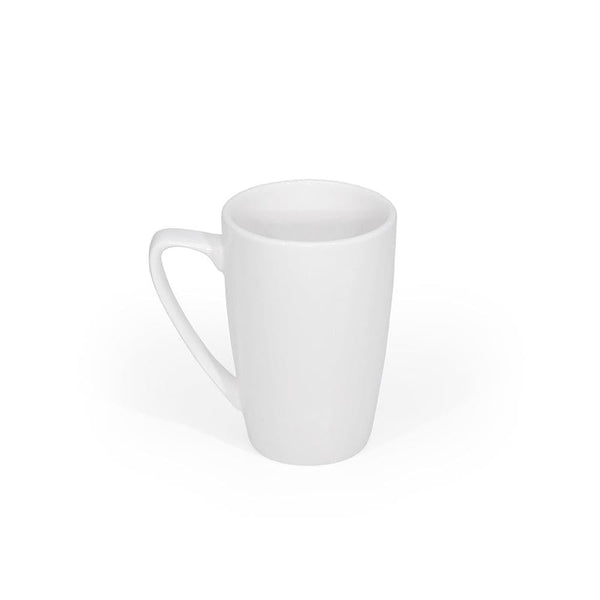 Furtino England Delta 30cl/10.5oz White Porcelain Mug, Pack of 6