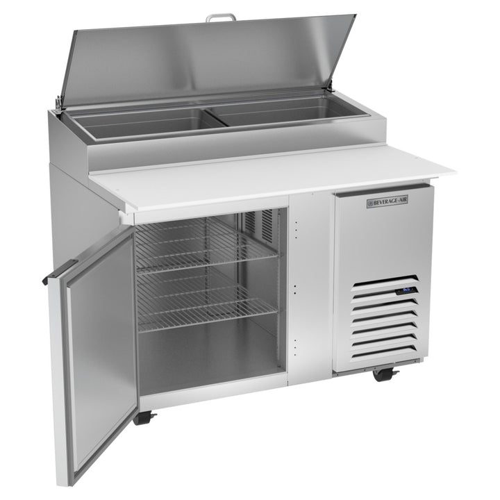 Beverage-Air DP46HC 46" 1 Door Refrigerated Pizza Prep Table