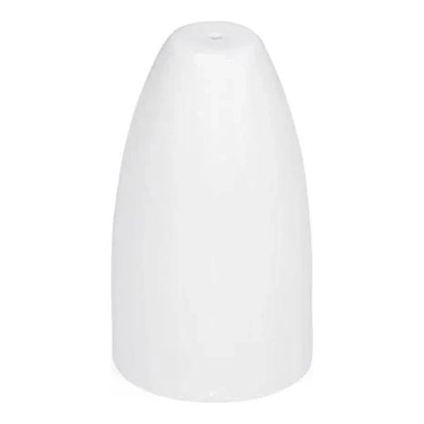 Furtino England Delta White Porcelain Pepper Shaker, Pack of 6