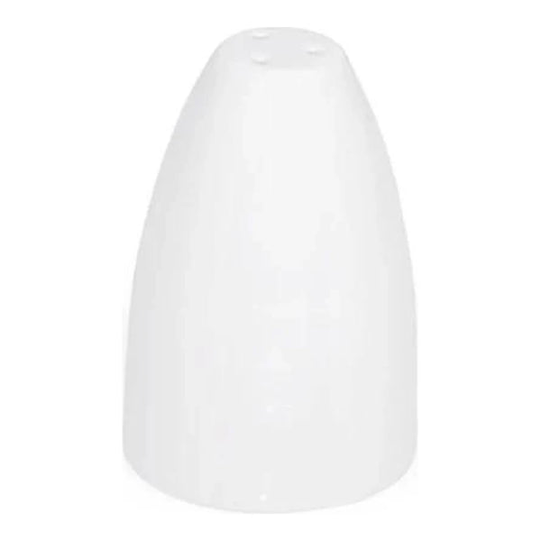 Furtino England Delta White Porcelain Salt Shaker, Pack of 6