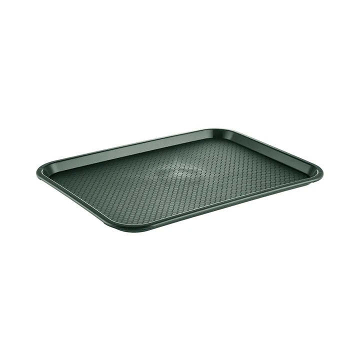 CAC China DSPT-1216G Tray PP Fast Food/Cafeteria Green 16x12" /Each