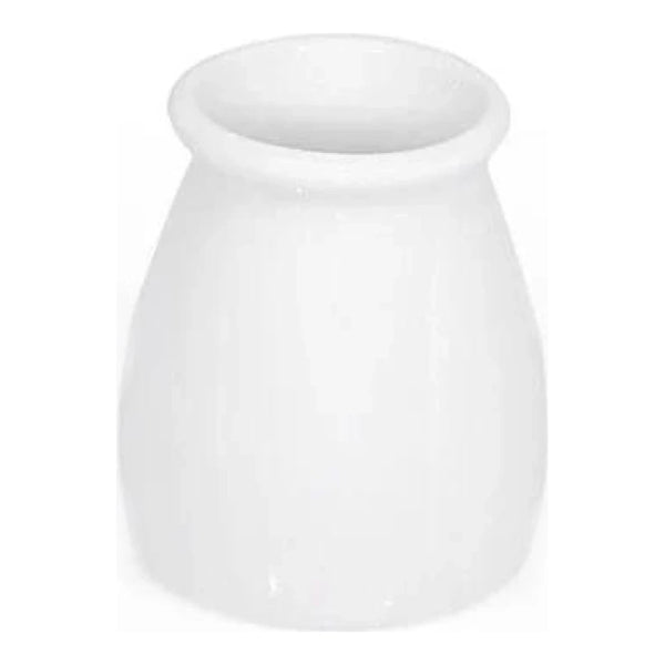 Furtino England Delta White Porcelain Toothpick Holder, Pack of 6