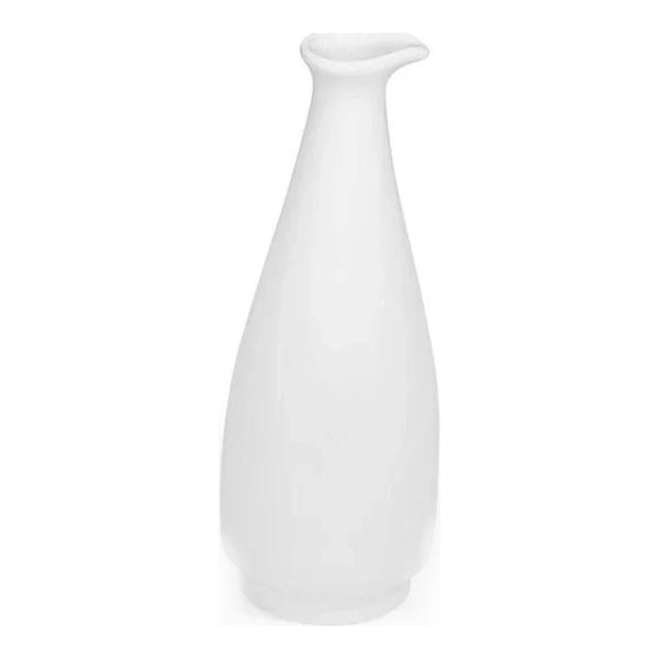 Furtino England Delta 30cl/10.5oz White Porcelain Vinegar Jar With Lid, Pack of 6