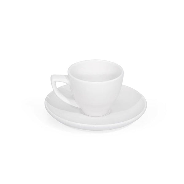 Furtino England Delta 13cm/5" White Porcelain Espresso Saucer, Pack of 6