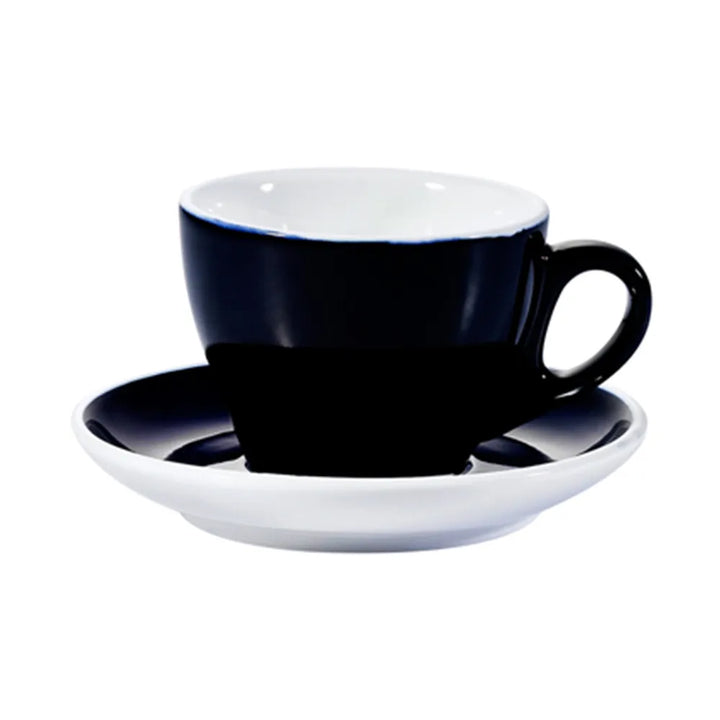 CAC China E-75-CBU Cup & Saucer Set Cobalt Blue 7.5oz [Cup I Saucer] 3 5/8 I 5 7/8" Set