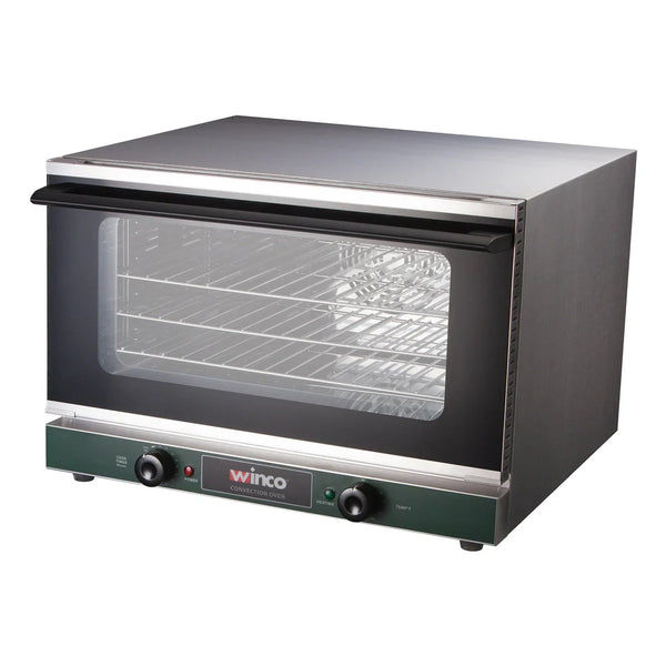 Winco ECO-500 1.5 Cubic Feet Half-Size Countertop Convection Oven, 120V, 1600W