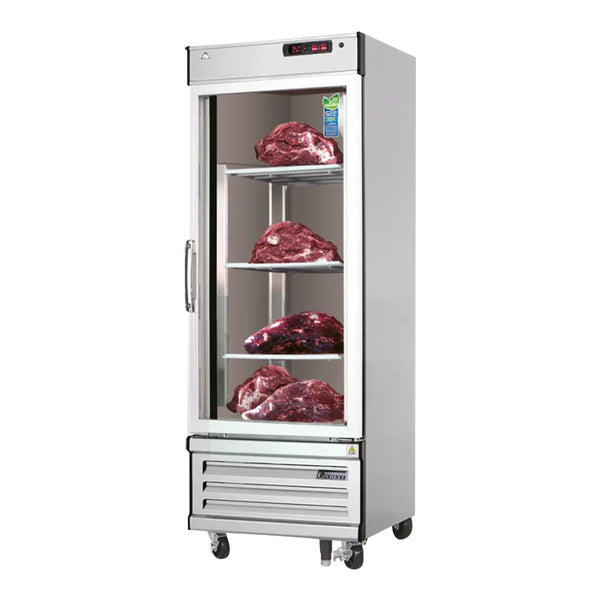 Everest Refrigeration EDA1-S 24" Bottom Mount Glass Door Dry Aging and Thawing Refrigerator, 115 V, 1 Phase, 60 Hz